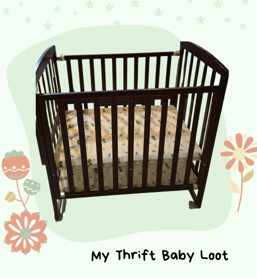 Preloved LuvLap Wooden Baby Cot ( Bangalore )